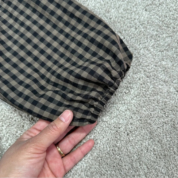 NWOT J. Crew Crewcuts Girls Puff-Sleeve Flannel Top Blouse Cotton Blend L(10-11) - Picture 11 of 16